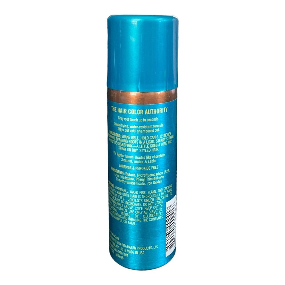 Rita Hazan Root Concealer Touch-Up Spray 2 Oz New York Gray Coverage Light Brown - Picture 2 of 2